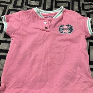2 Cute Pink Polo with Bear and New York Design